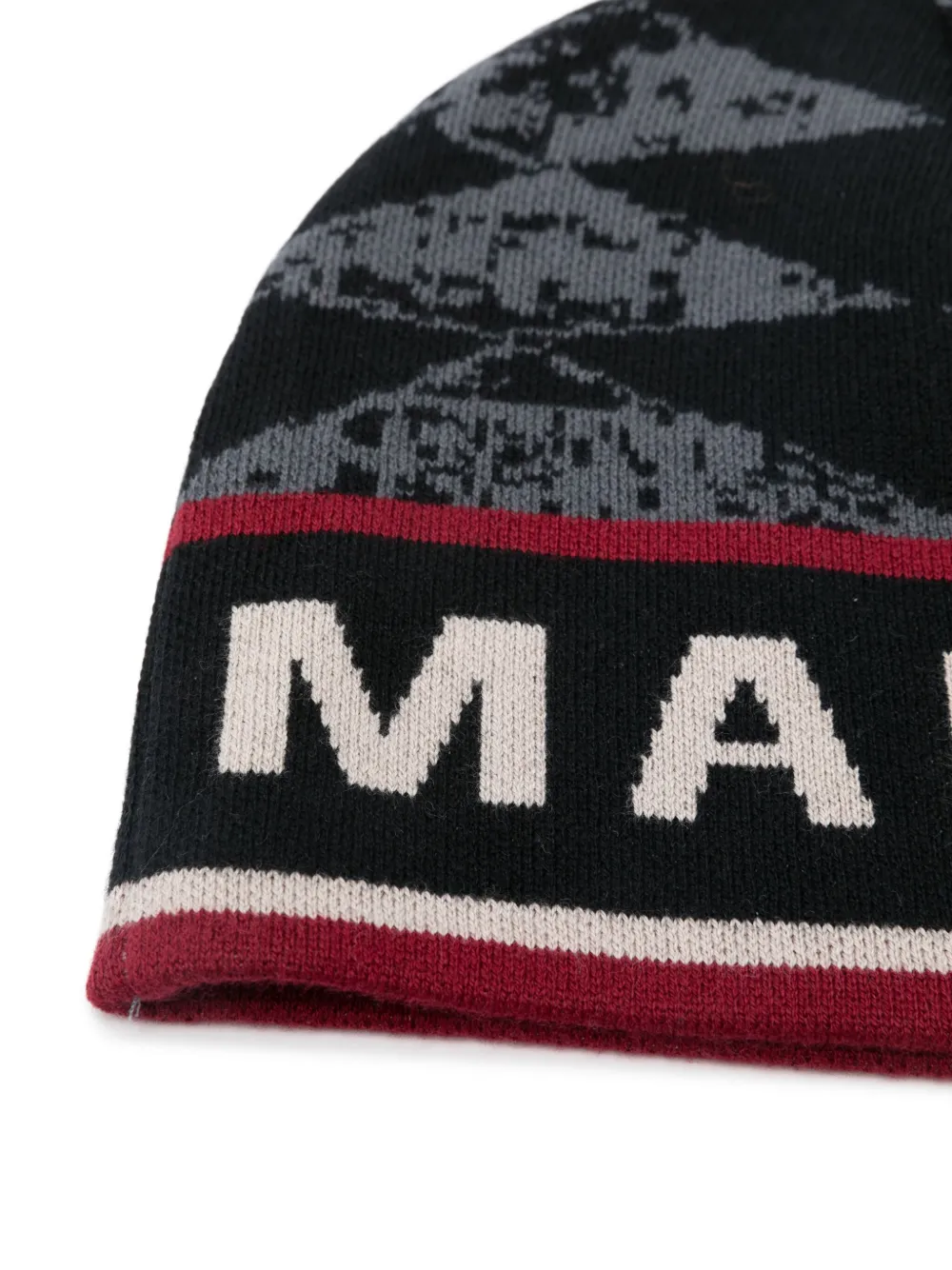 Martine Rose Muts met grafische print Grijs