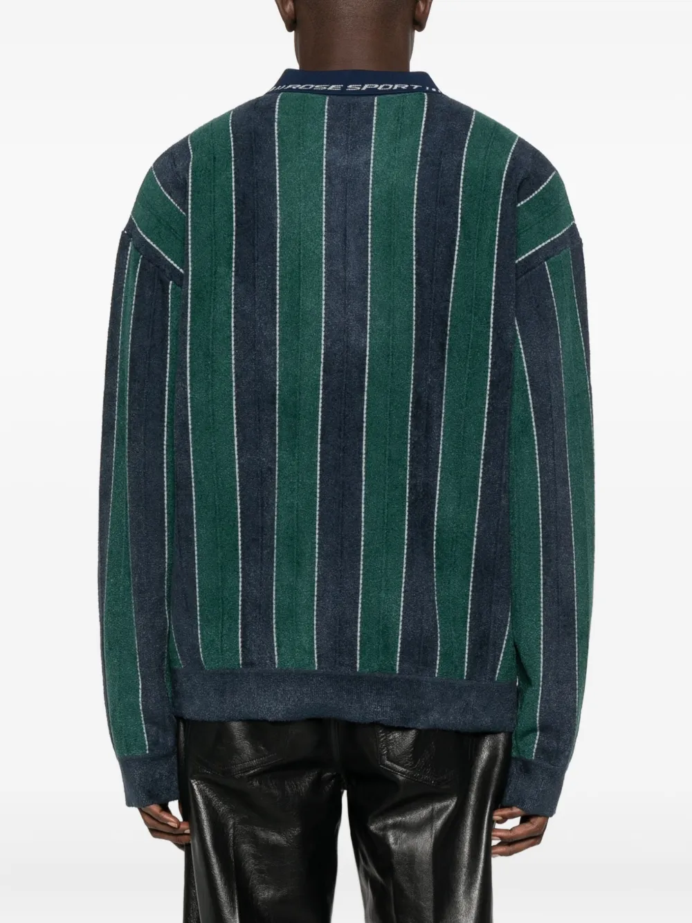 Martine Rose Polotop met logopatch Groen