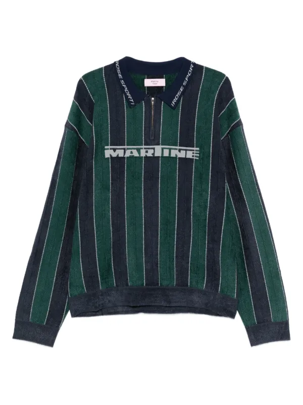Martine Rose ロゴ ポロシャツ | グリーン | FARFETCH JP