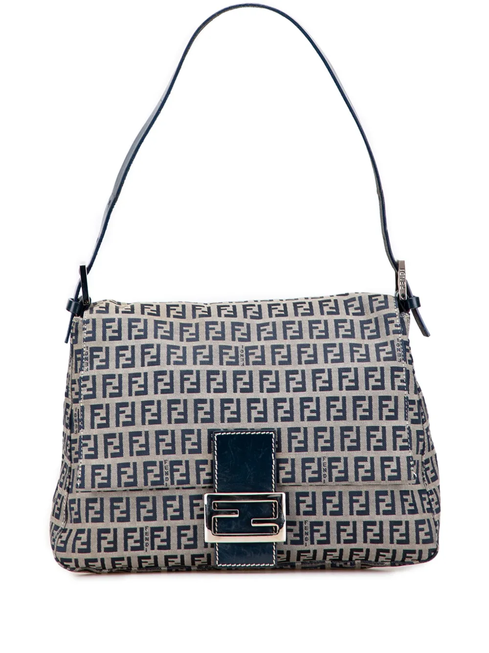 Fendi Pre-Owned 2000-2010 Zucchino Canvas Mamma Forever shoulder bag | Grey | Image 1