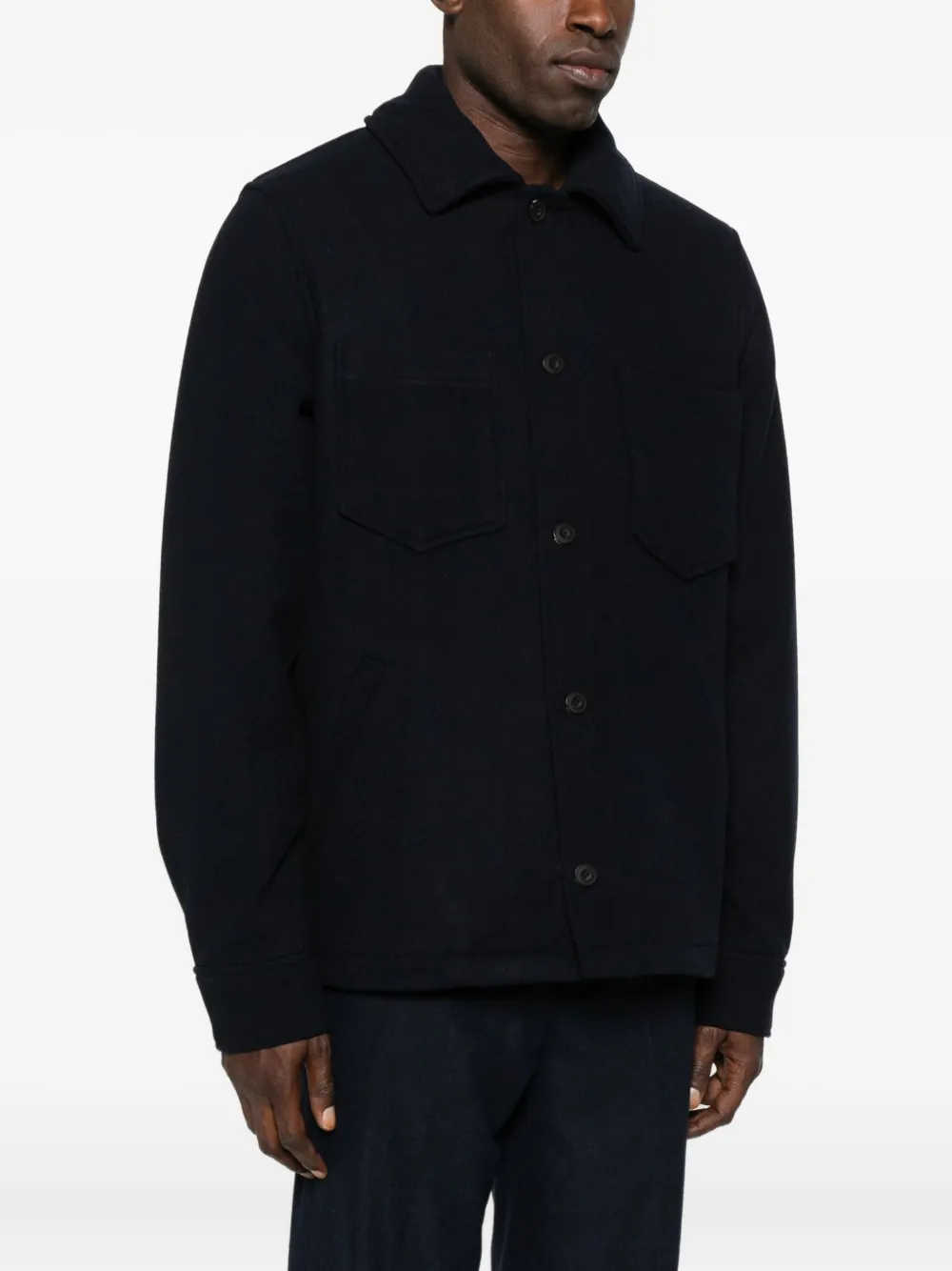 Samsoe & Samsoe Single-breasted Coat In Black