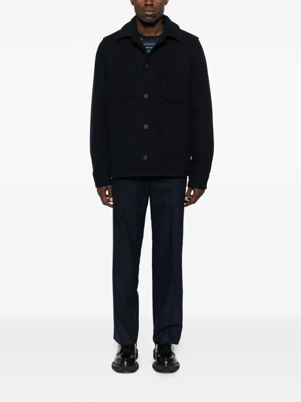 Samsoe & Samsoe Single-breasted Coat In Black