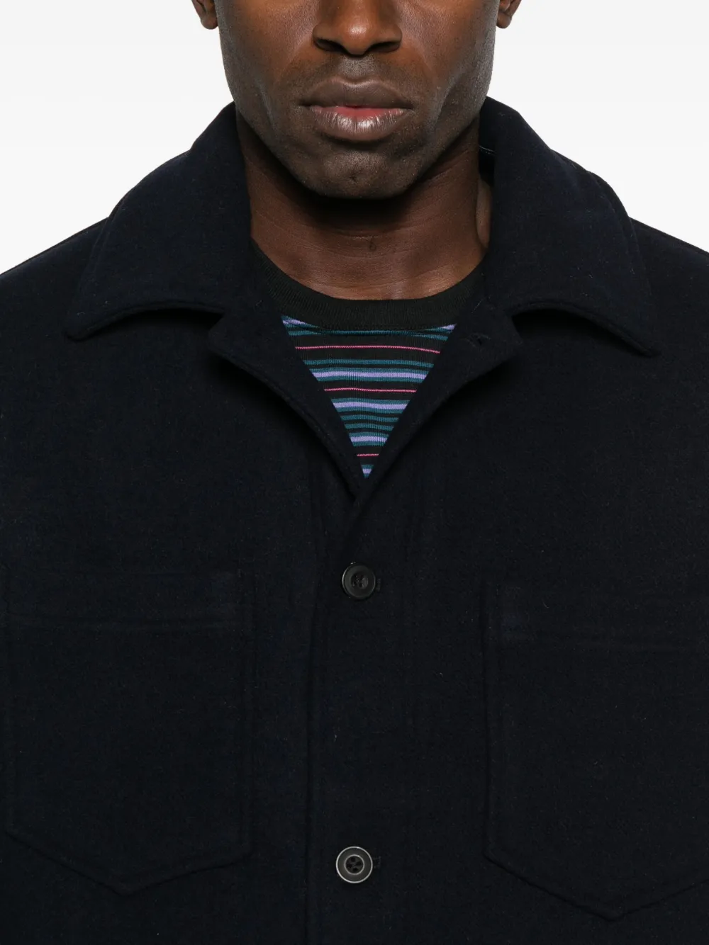 Samsoe & Samsoe Single-breasted Coat In Black