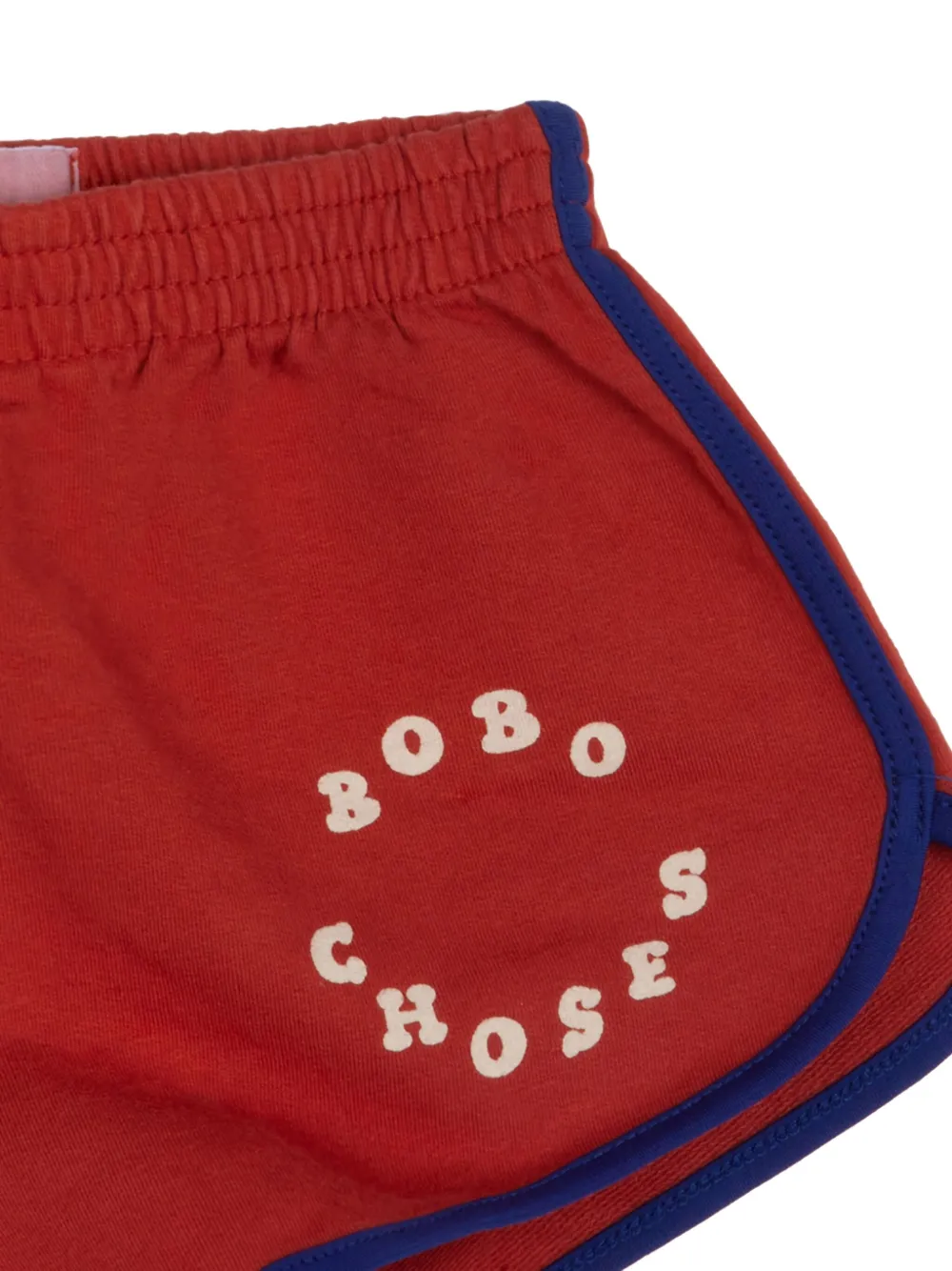 Bobo Choses Contrast-binding Shorts In Red