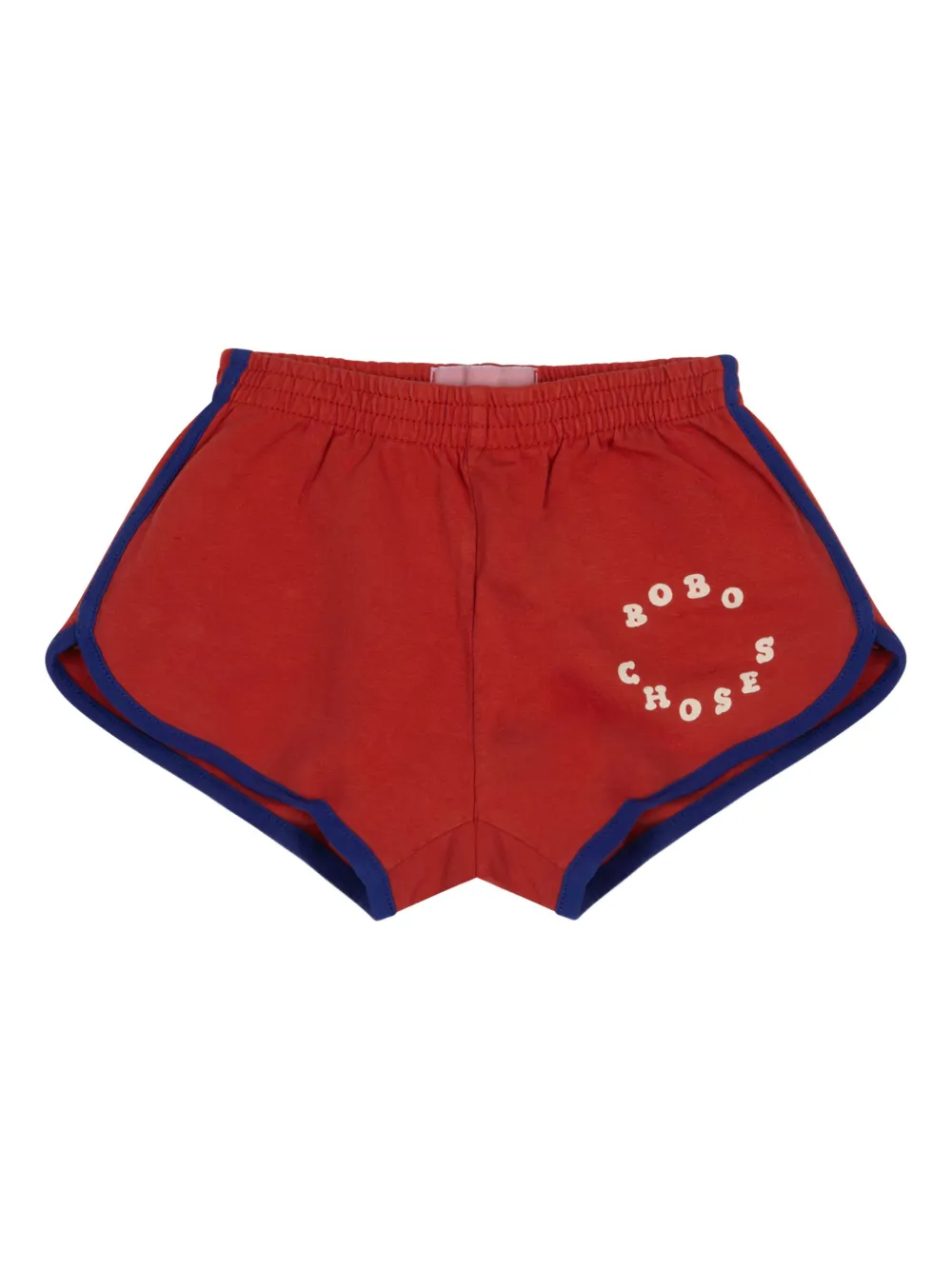 Bobo Choses Contrast-binding Shorts In Red