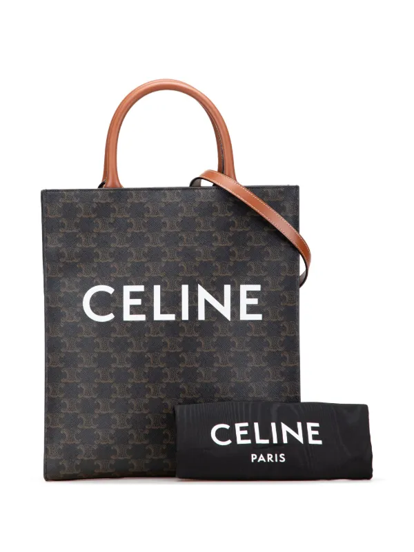 Celine Pre-Owned 2022 スモール トリオンフ コーテッドキャンバス