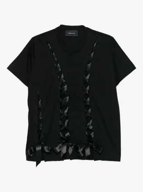 Simone Rocha ribbon bow-detail t-shirt