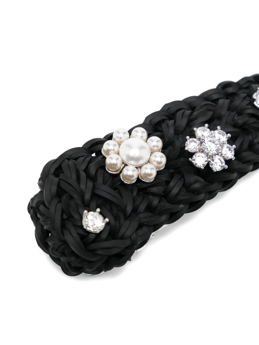 Shushu-tong Rubber Band Hair Clip In Black