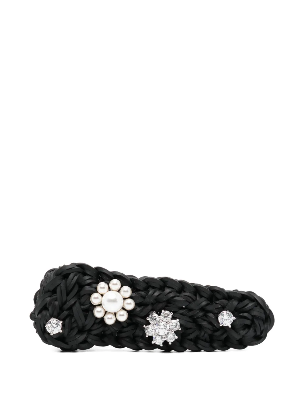 Shushu-tong Rubber Band Hair Clip In Black