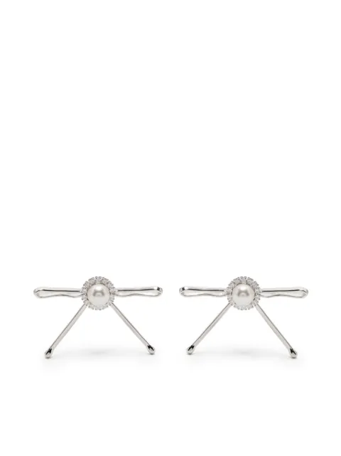 SHUSHU/TONG ribbon earrings