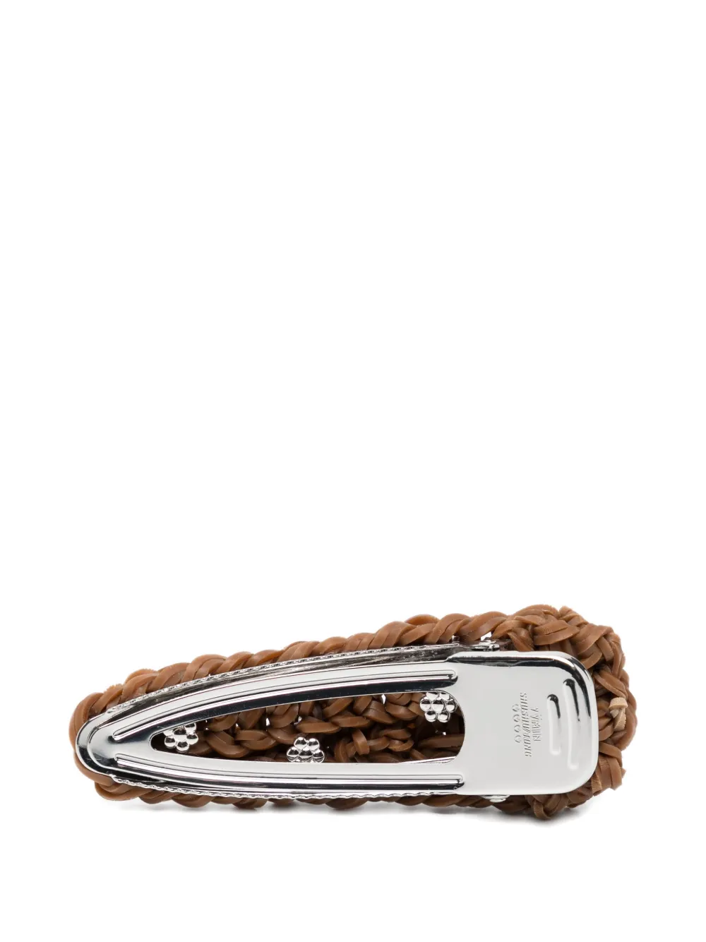 Shushu-tong Rubber Band Hair Clip In Brown