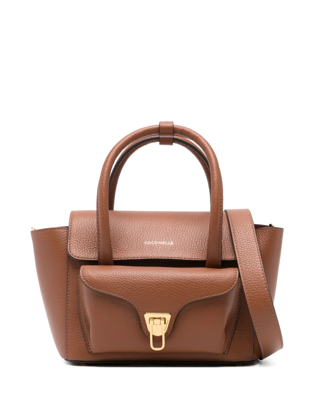 Coccinelle flap pocket tote bag | Brown | Image 1