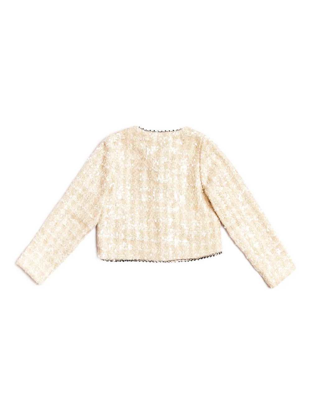 BCBG KIDS Tweed jack met pailletten Goud
