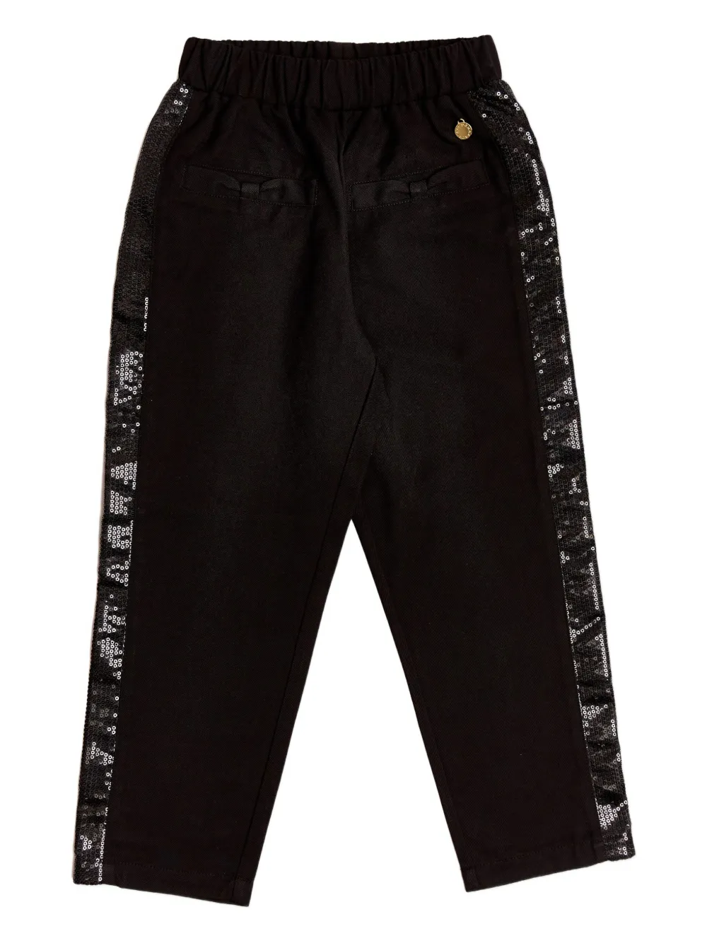 BCBG KIDS sequin-embellished elastic-waist trousers | Black | Image 1