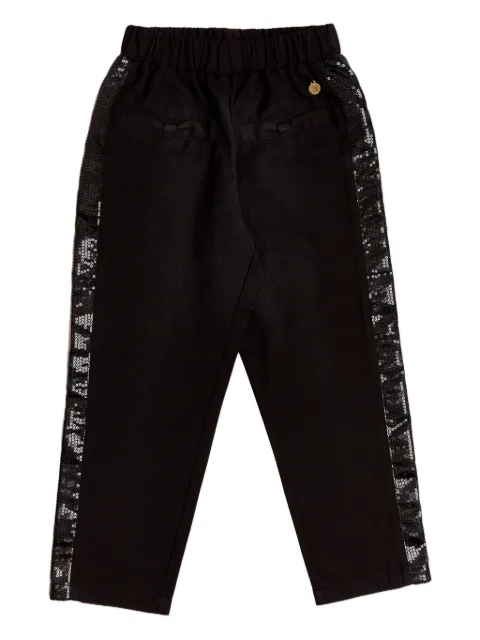 BCBG KIDS pantalones bordados con lentejuelas