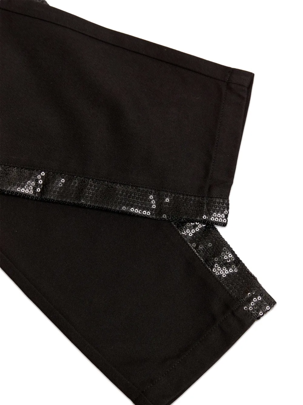 BCBG KIDS Broek met elastische taille verfraaid met pailletten Zwart