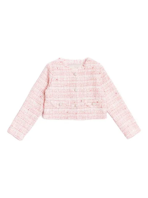 BCBG KIDS buttoned tweed jacket