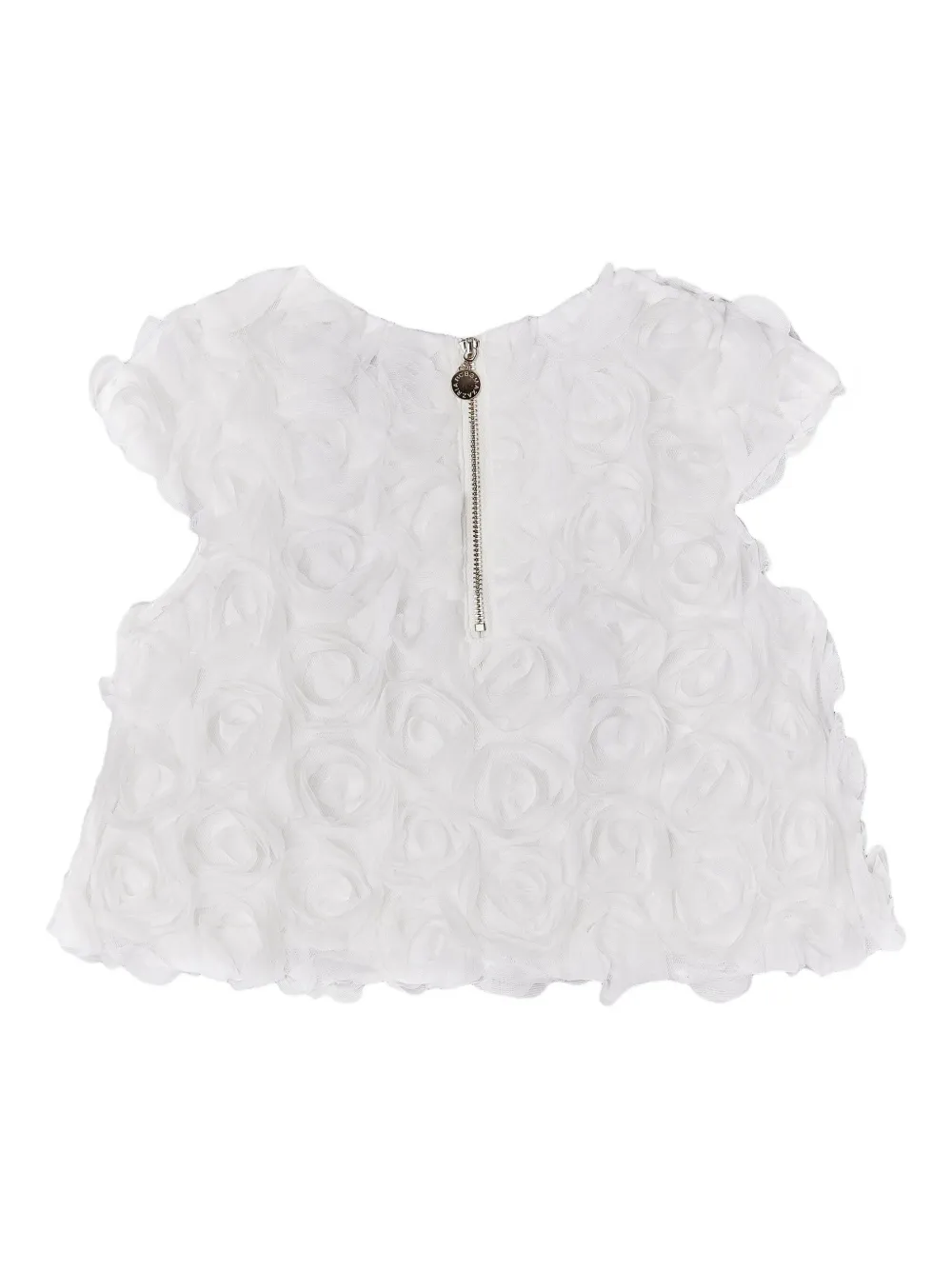 BCBG KIDS Shirt met roospatch Wit