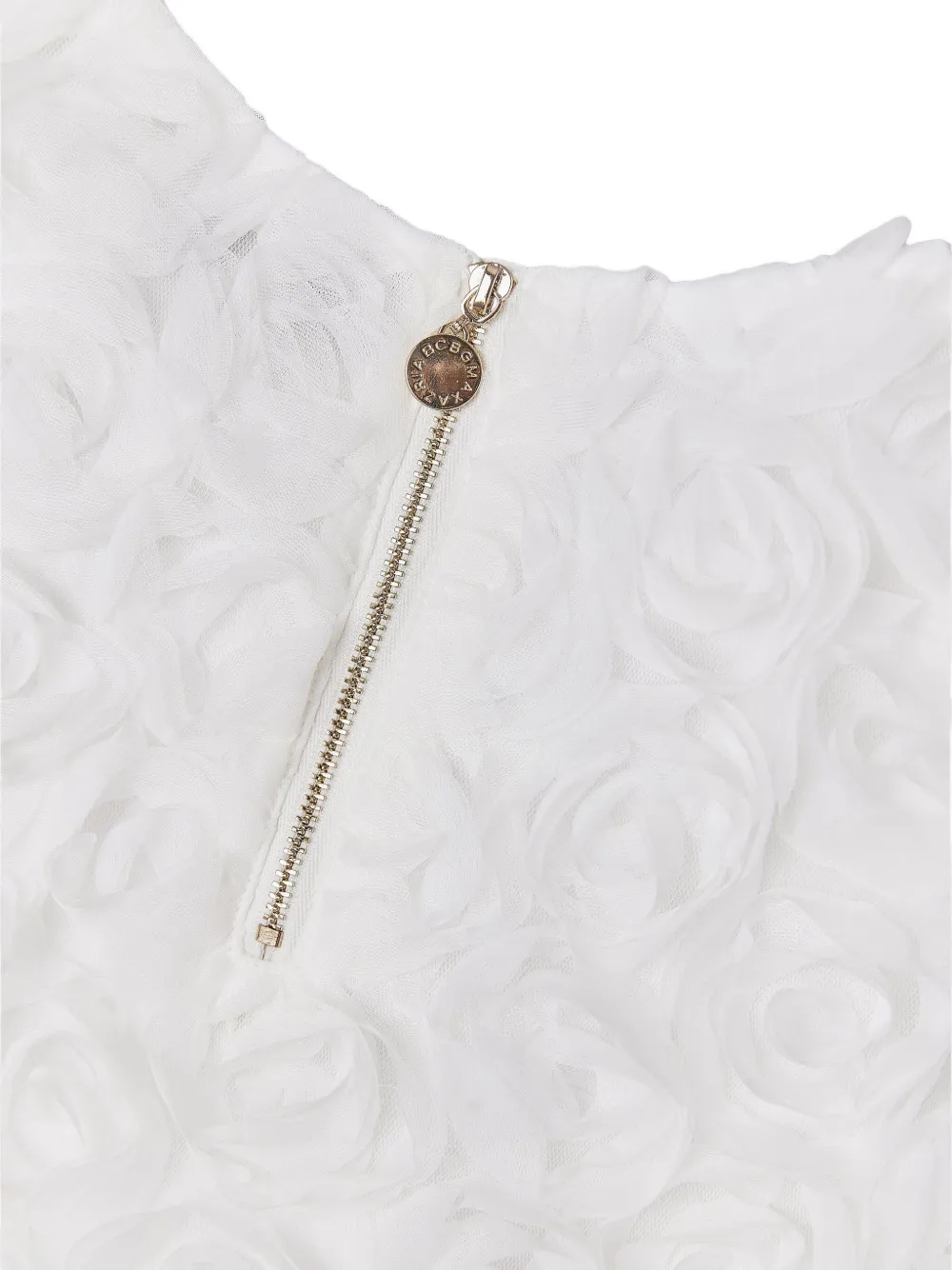 BCBG KIDS Shirt met roospatch Wit