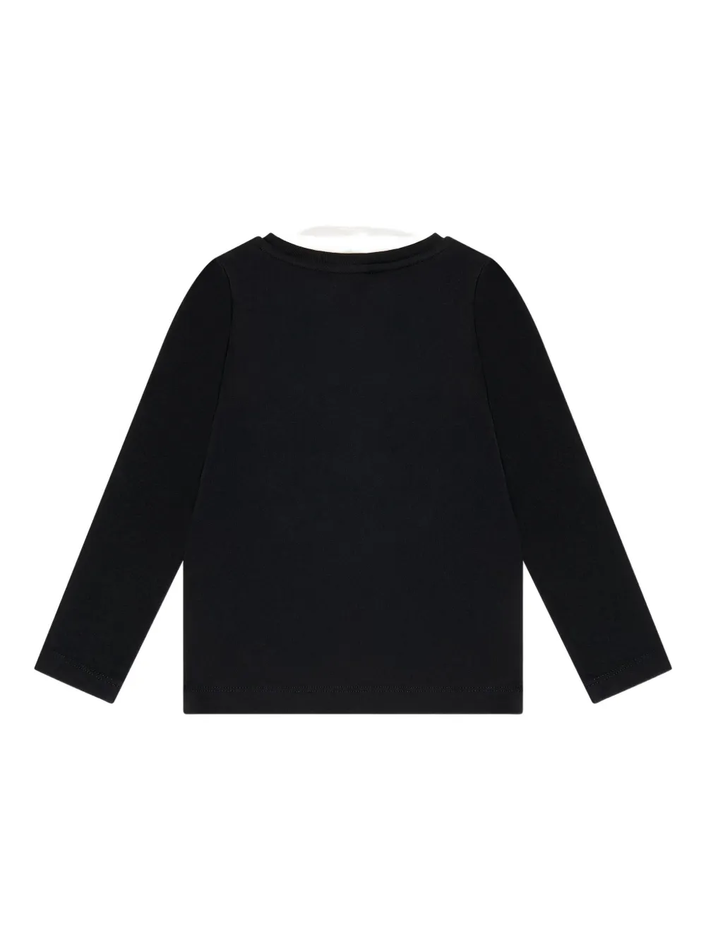 Bcbg Flower Appliqué Top In Black