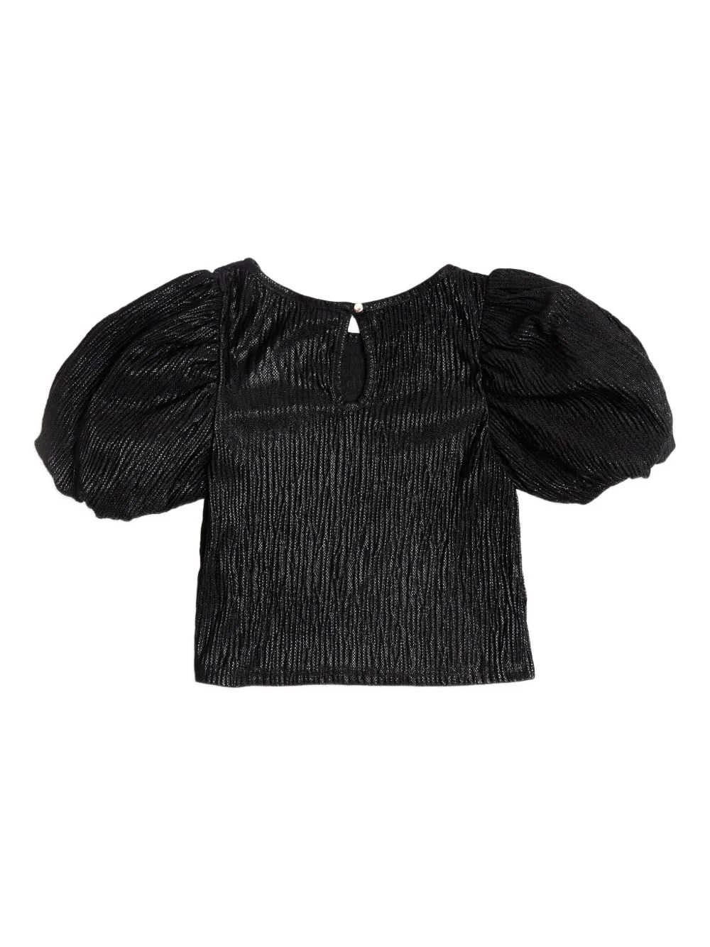 BCBG KIDS puff-sleeved metallic top | Girls Blouses | Image 2