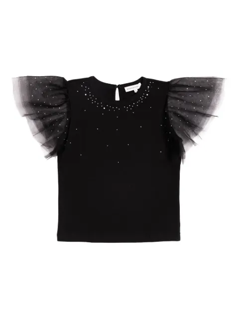 BCBG KIDS top con mangas de tul