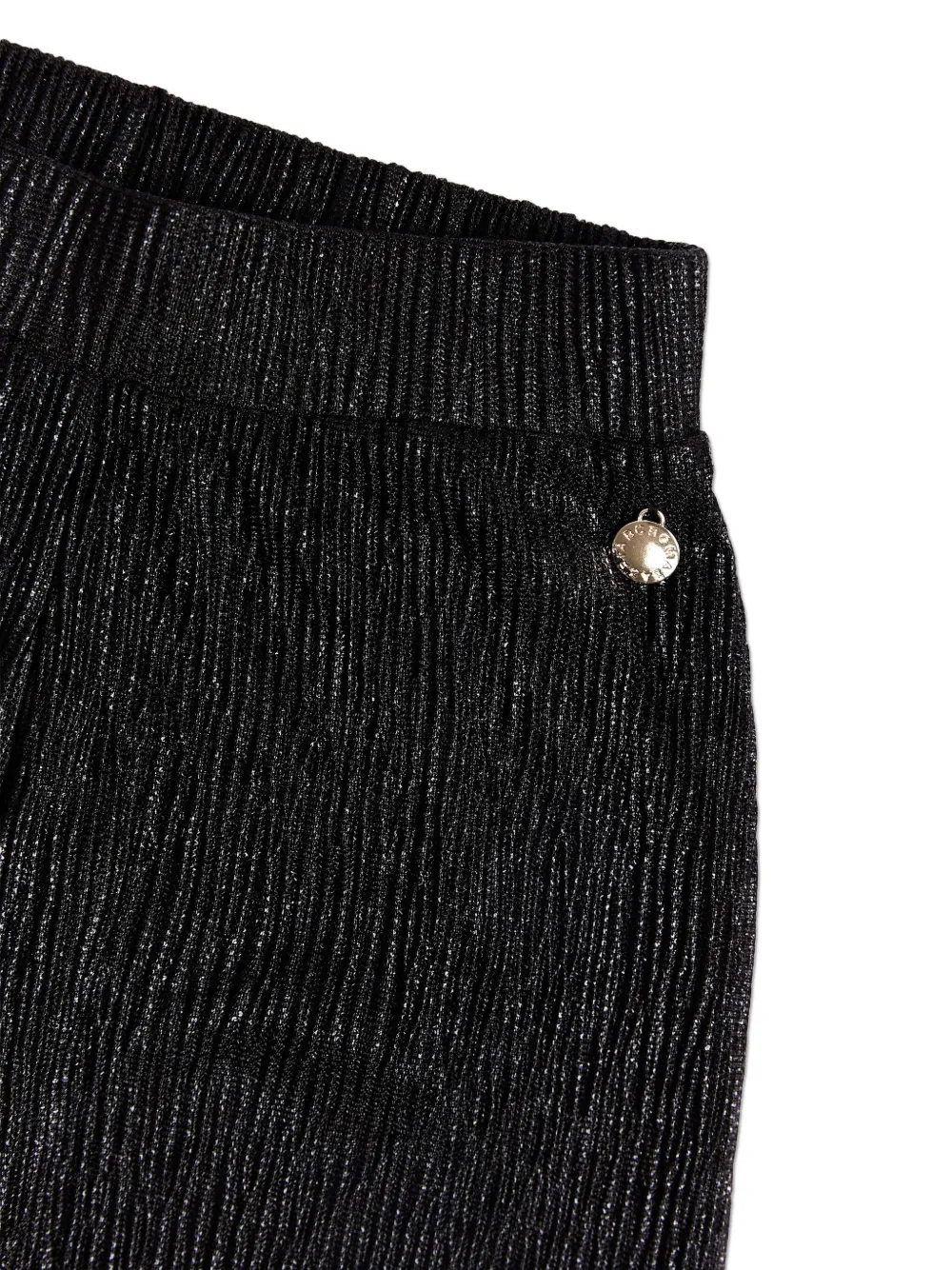 BCBG KIDS Flared broek met textuur Zwart