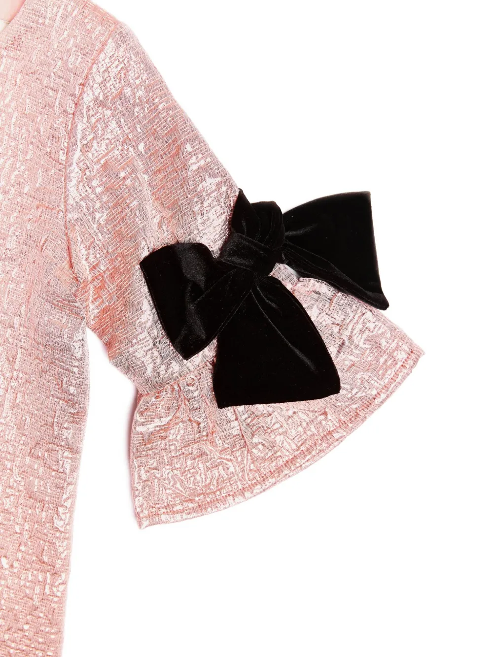 BCBG KIDS Jurk met ruchemouwen en strik Roze