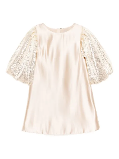 BCBG KIDS vestido con lentejuelas en las mangas