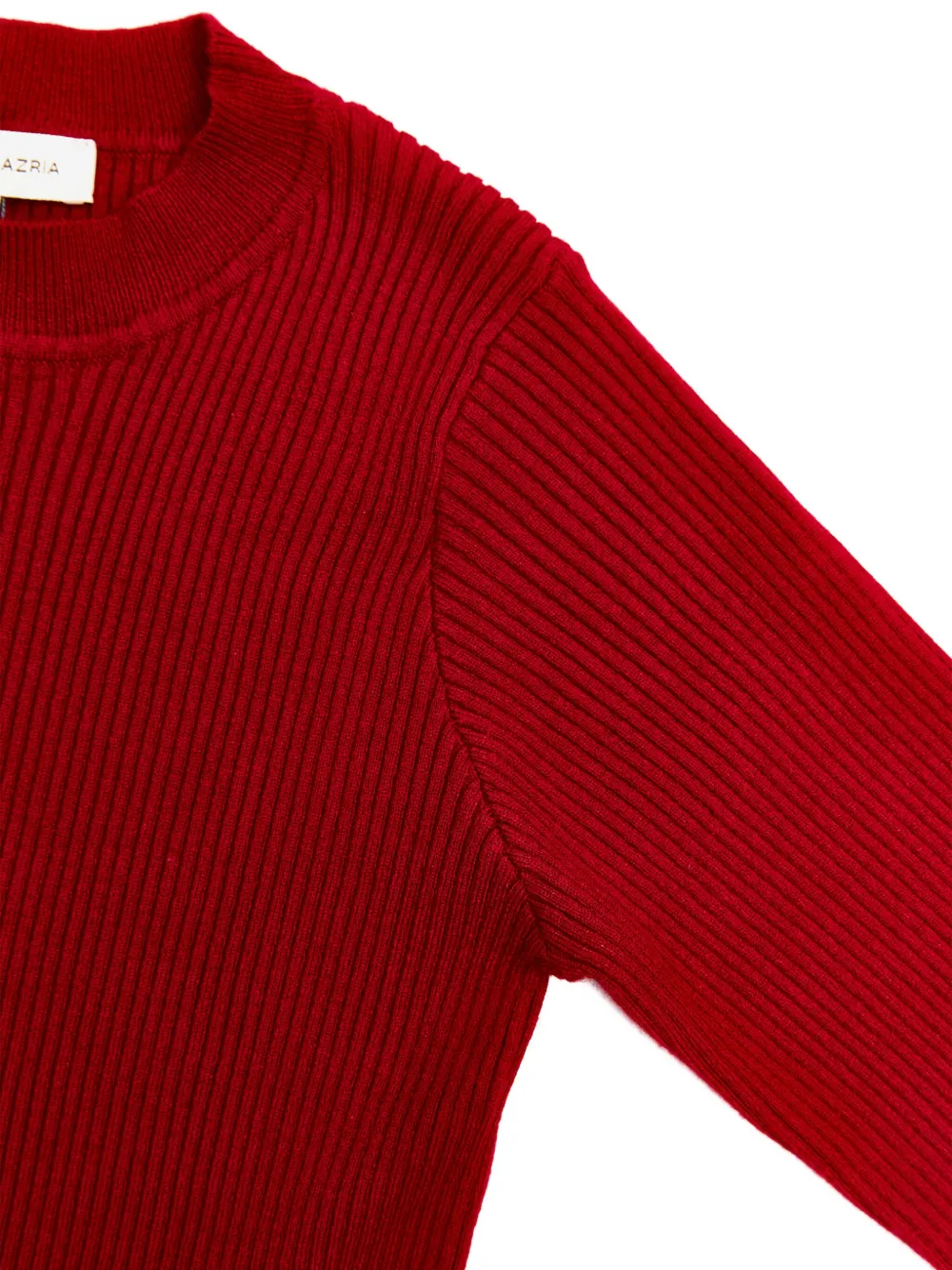 BCBG KIDS Geribbelde jurk verfraaid met rozen Rood