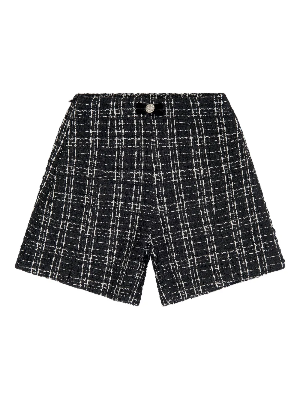 BCBG KIDS plaid shorts | Black | Image 1