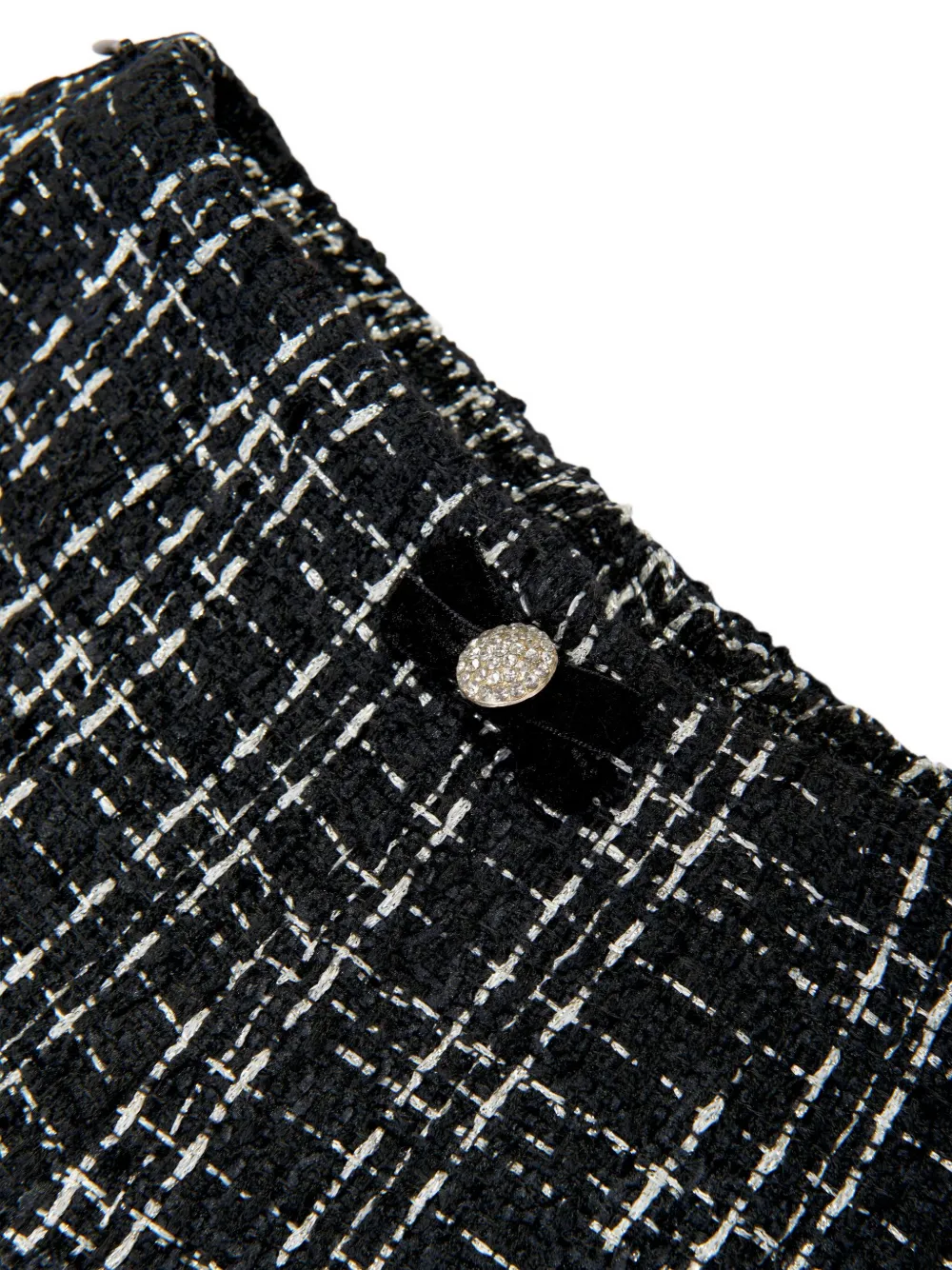 Bcbg Plaid Shorts In Black