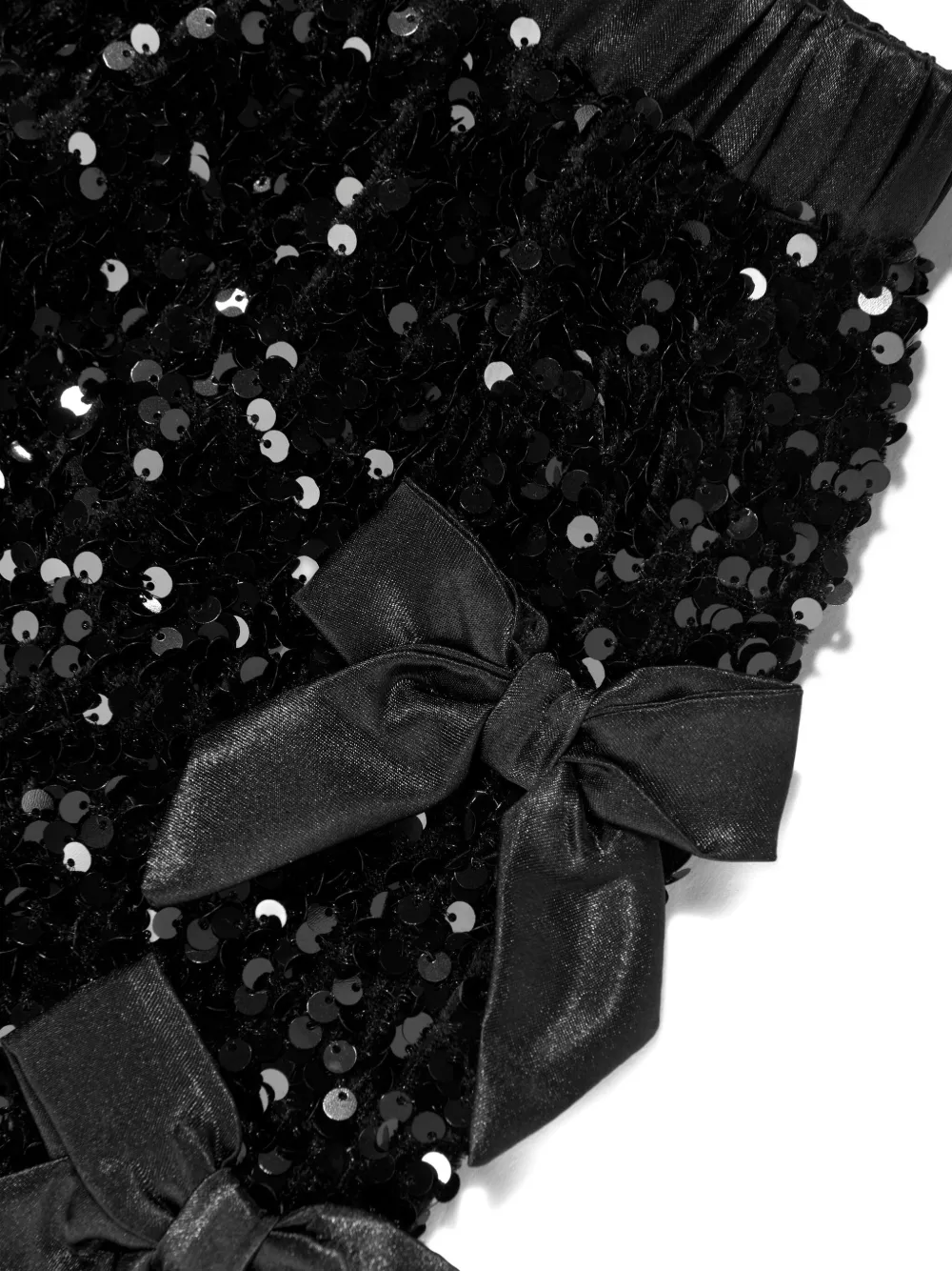 BCBG KIDS Rok verfraaid met pailletten en strik Zwart