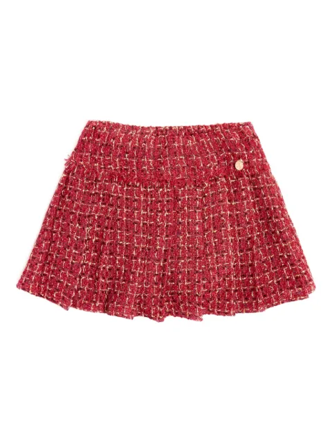 BCBG KIDS tweed pleated skirt