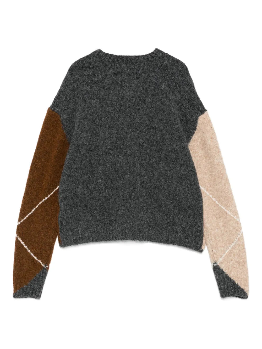 Semicouture argyle-pattern wool sweater | Knitted Sweaters | Image 2