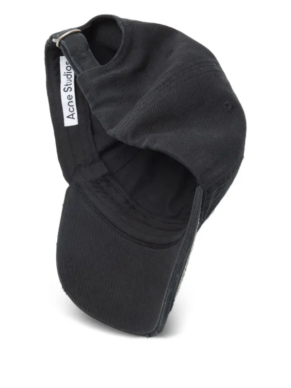 Acne Studios ダメージ キャップ | ブラック | FARFETCH JP