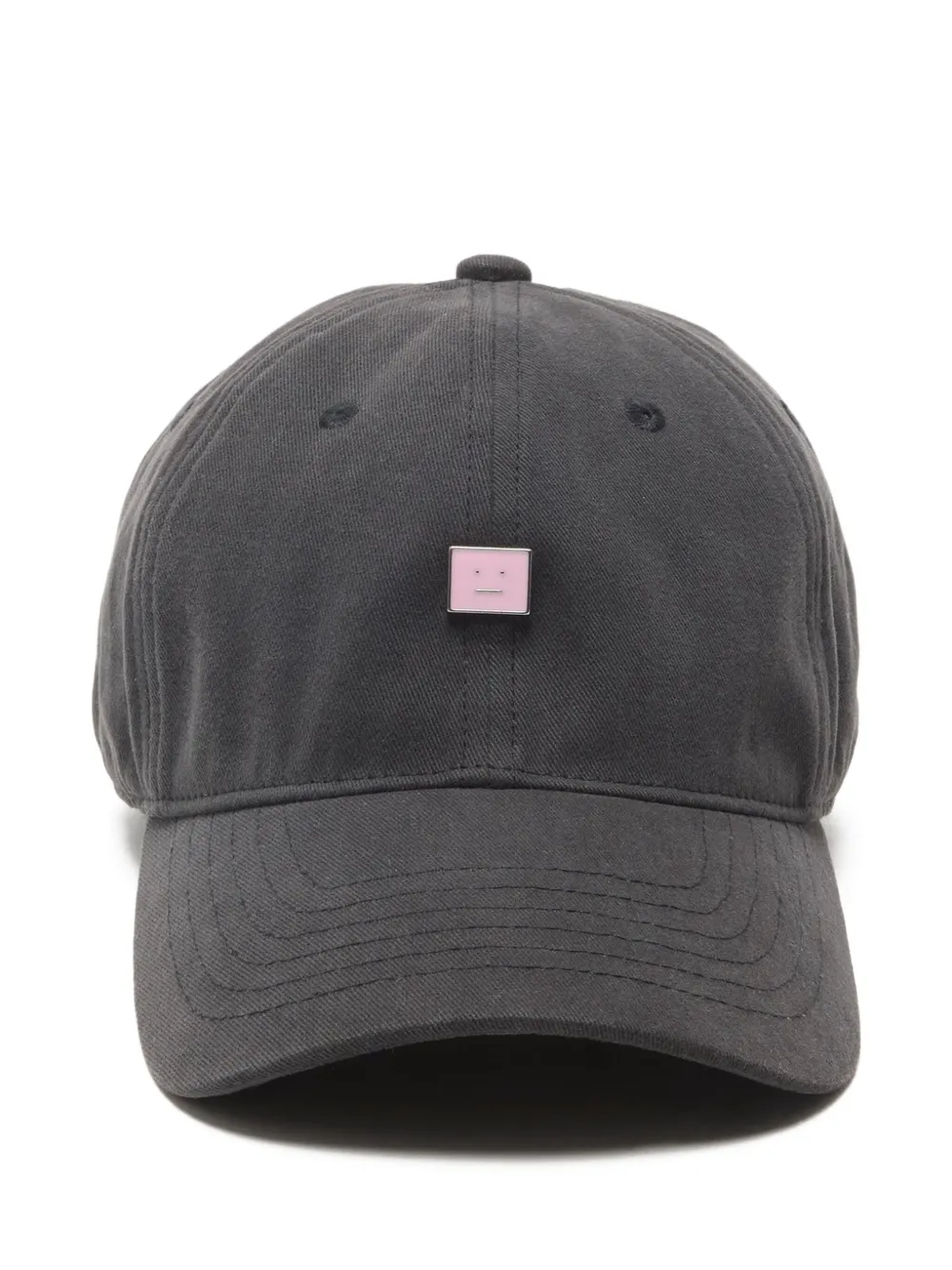 Acne Studios logo-patch baseball cap | Black | Image 1