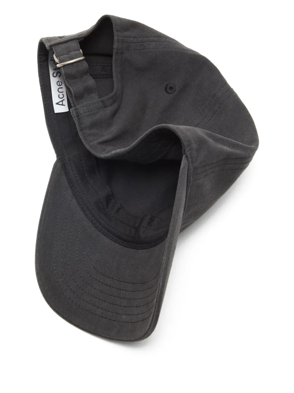 Acne Studios Honkbalpet met logopatch Zwart