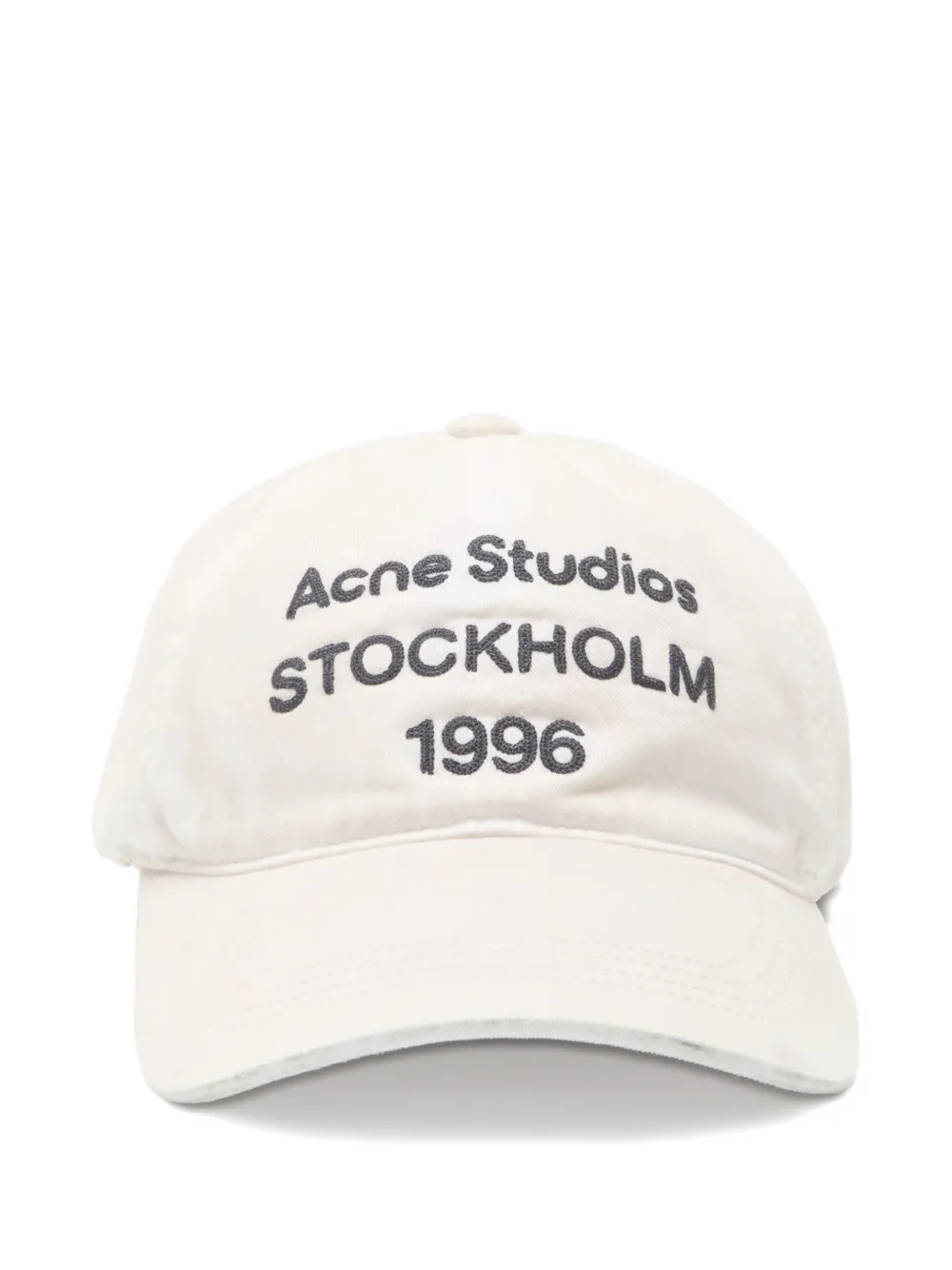 Acne Studios 1996-embroidered baseball cap | White | Image 1