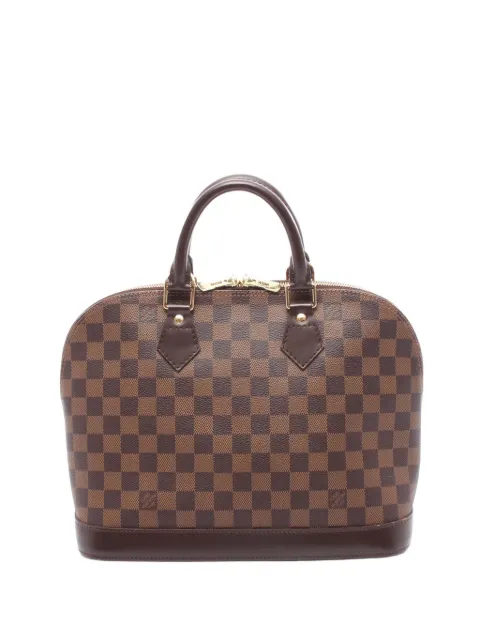 Louis Vuitton Pre-Owned 2008 Damier Ebene Alma MM handbag