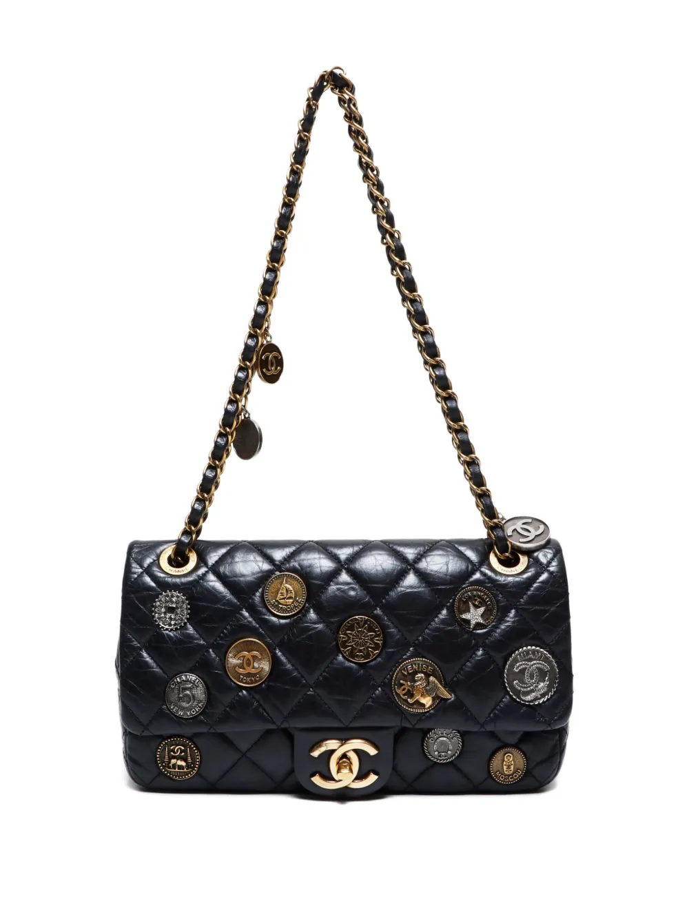 CHANEL Pre-Owned 2014 Coin Medailion Flap shoulder bag | Pre-Owned | Image 2