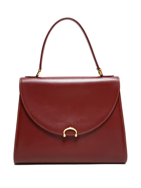 Cartier 1990s leather top-handle handbag