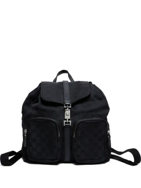 Gucci Pre-Owned 2000s GG pattern drawstring backpack
