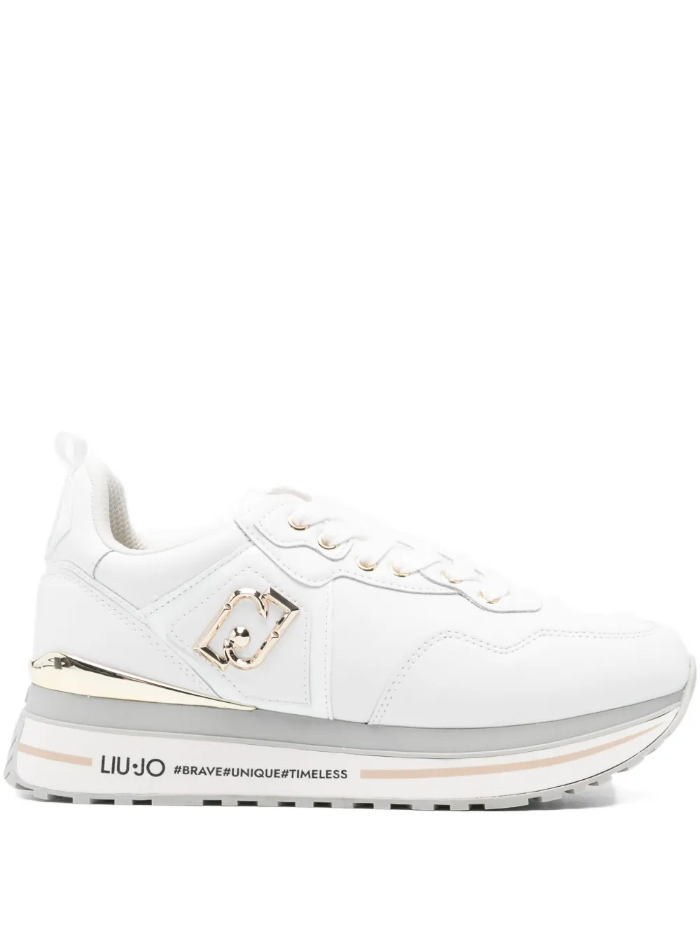 LIU JO panelled sneakers White