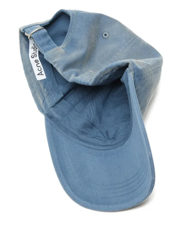 Acne Studios Logo Baseball Cap | Blue | FARFETCH