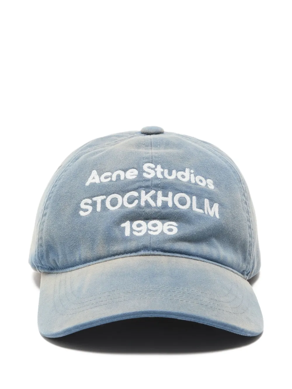 Acne Studios gorra de béisbol con logo | azul | Image 1