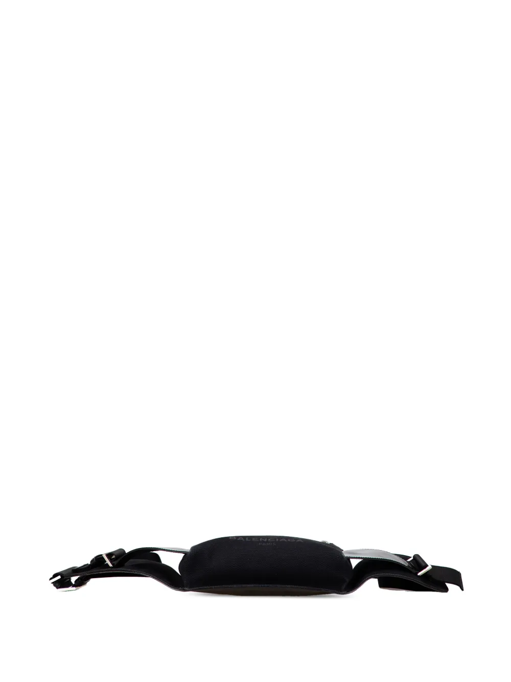 Pre-owned Balenciaga 2019 Canvas And Leather Neo Lift Belt Bag In Black