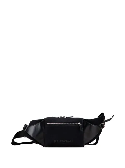 Balenciaga Pre-Owned 2019 Canvas and Leather Neo Lift belt bag