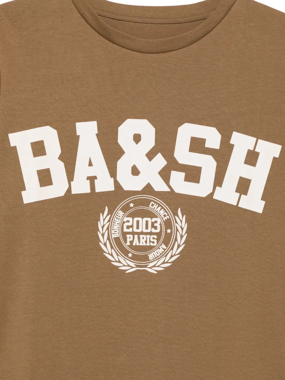 Ba&Sh T-shirt met logoprint Bruin