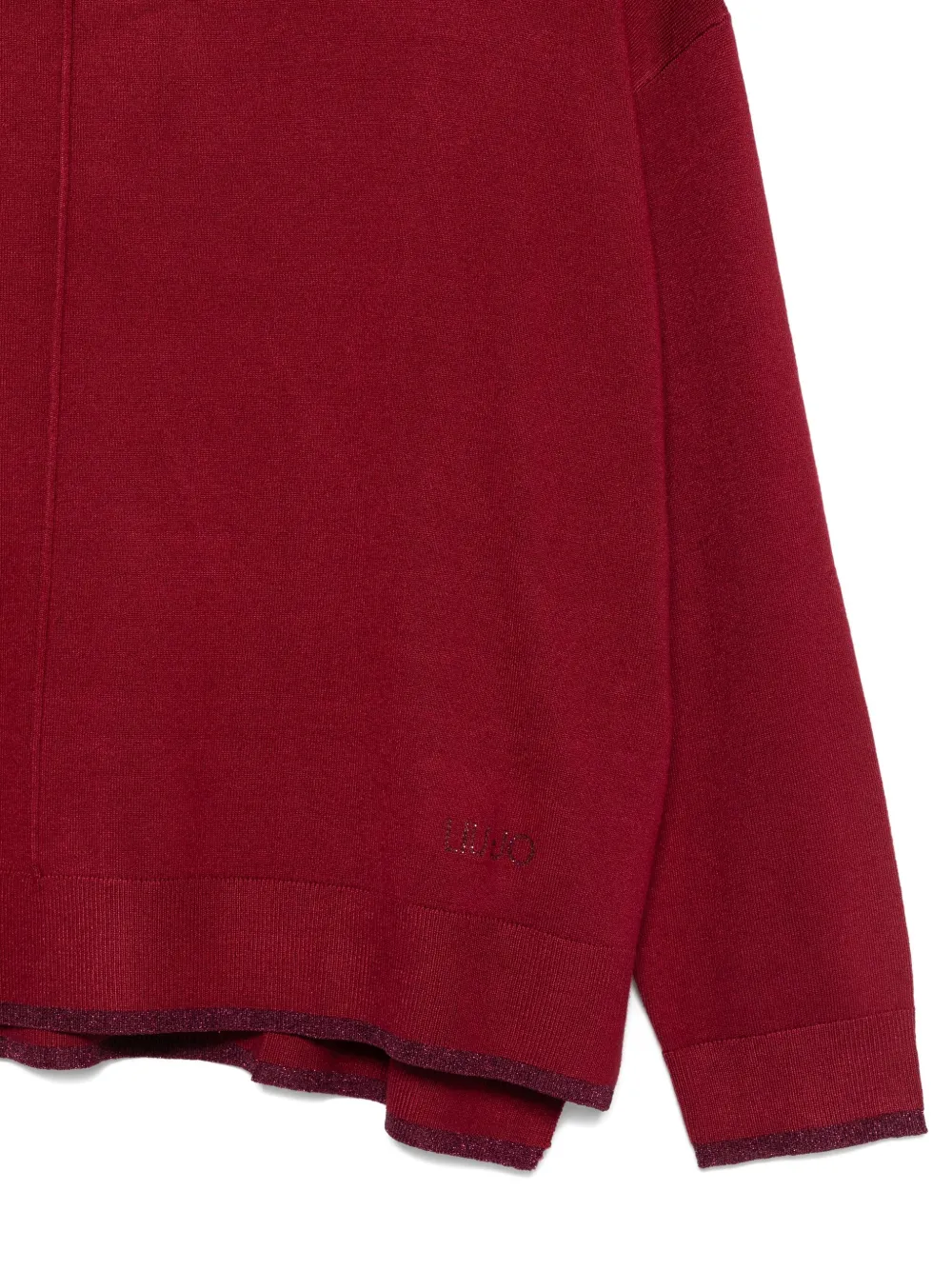 Liu •jo Round-neck Sweater In Red